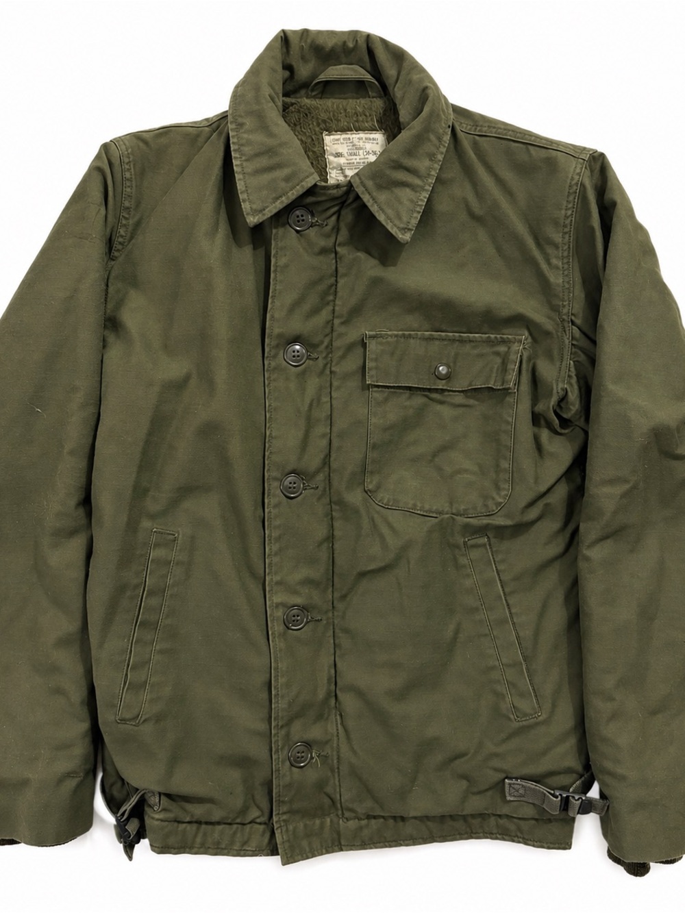 Vintage 1969 U.S. Navy Cold Weather Permacable Jacket — Vietnam Era